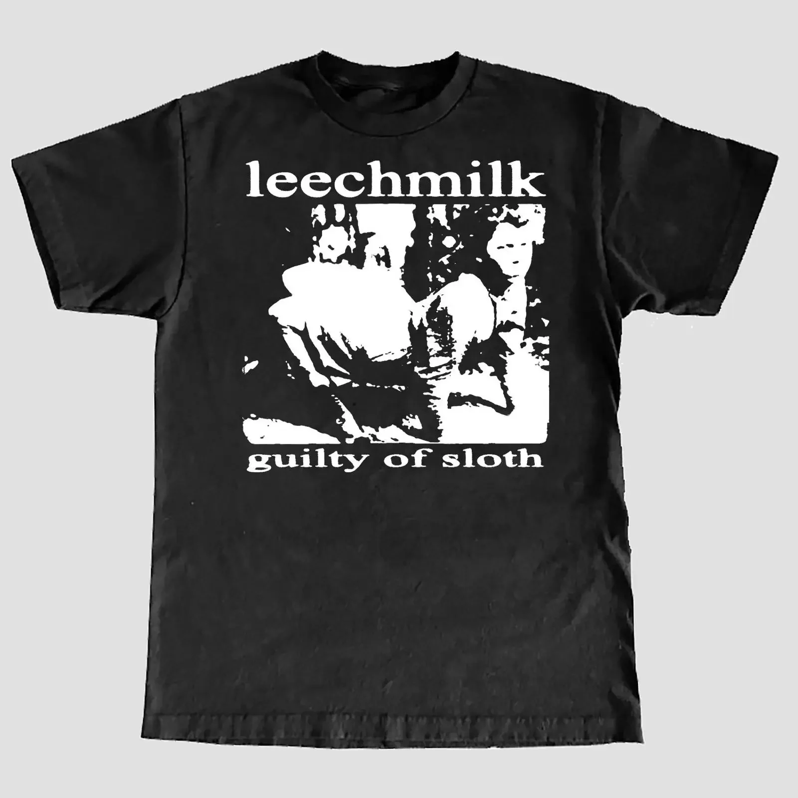 Leechmilk amp 39 Guilty Of Sloth T Shirt vintage Washed fashion Comfortable Stylish designer clothes Versatile Breathable Soft