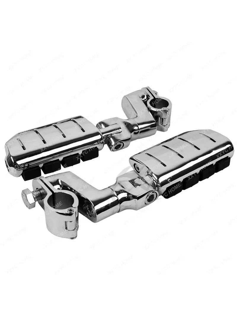 22/25/32/35mm Chrome Highway Bar Footpegs Pegs Mount Fi GL1500 GL1800 GL1200 GL1100