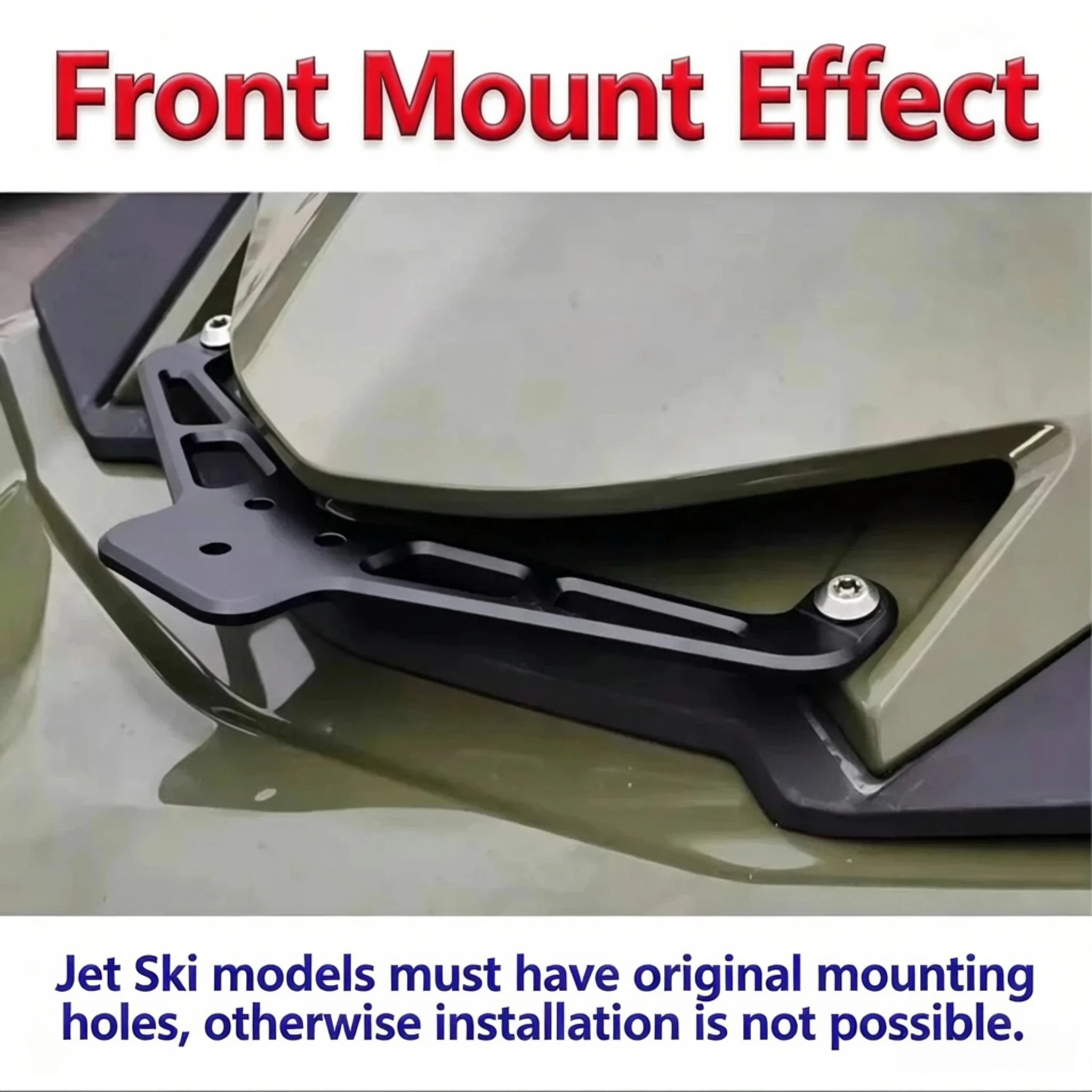 MARINE ACCESSORY ACTION CAMERA EXTENSION MOUNT FOR SEA-DOO GTX SERIES, MODIFICATION BRACKET COMPATIBLE WITH SEA-DOO GTX300 JET S