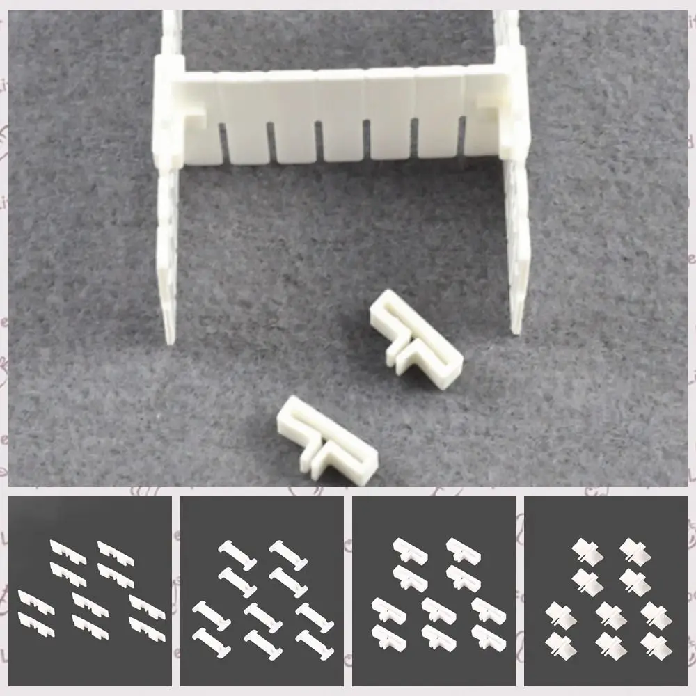 10PCS T/Cross/Three-way Type Cross Buckle Fixing Clip White Plastic Partition Extension Buckle Drawer Partition Accessories Sock
