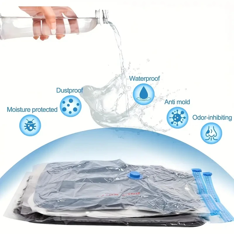 Pompa elettrica per sacchetti di compressione 7/9 PC, pompa per sacchetti sottovuoto da viaggio, mini macchina per sottovuoto, salvaspazio per alimenti, organizer per alimenti