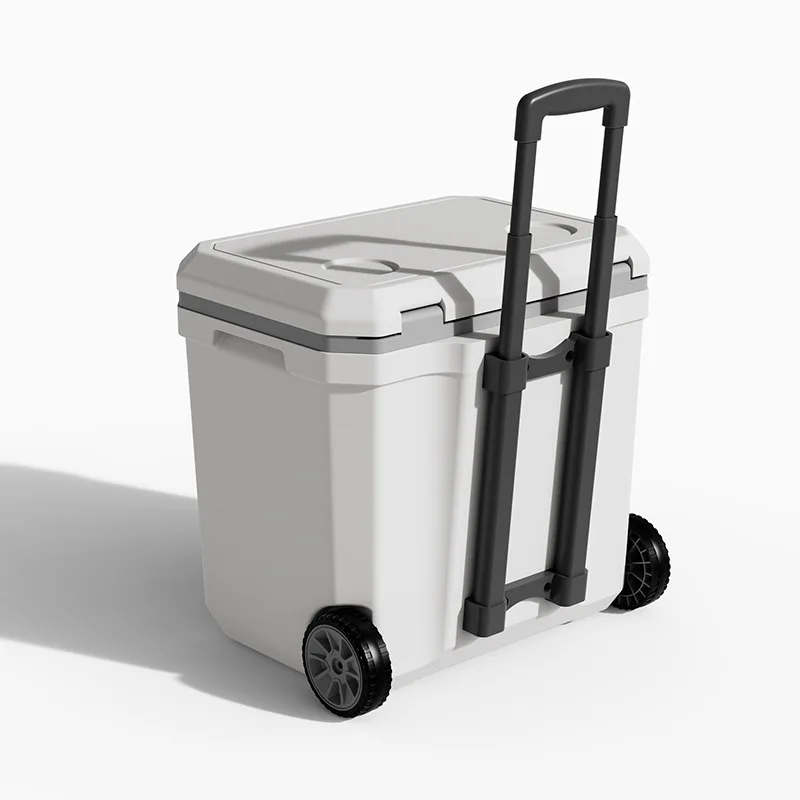 

Car tie rod with wheel portable incubator camping picnic refrigerated and fresh outdoor cold refrigerator for merchants