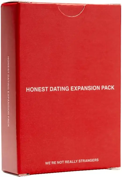 WE\'RE NOT REALLY STRANGERS Card Game - Honest Dating Expansion Pack (50 Cards and Wildcards)