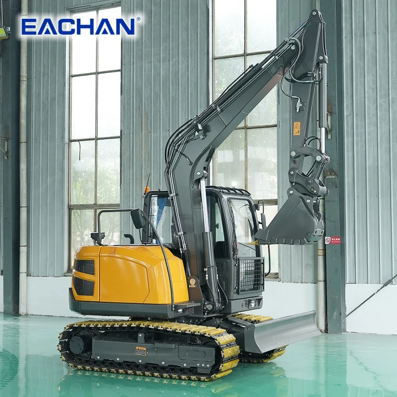 Cheap Small Digger 6.5 Ton Machine EPA Crawler Mini Excavator 4 Ton Free Shipping Earthmoving Backhoe Excavating Customized