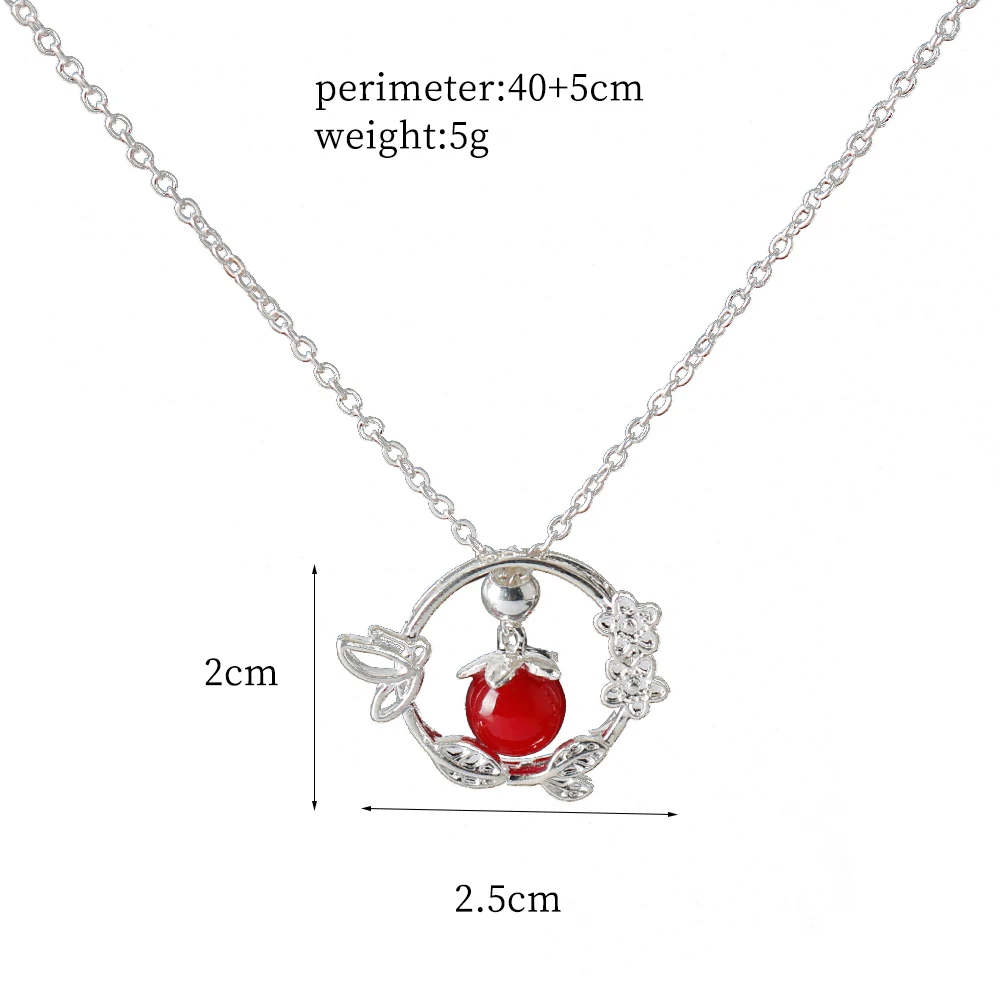 Anime Tian Guan Ci Fu naszyjnik Hua Cheng Xie Lian Cosplay kobiety wisiorek biżuteria Prop Choker łańcuszek akcesoria prezenty