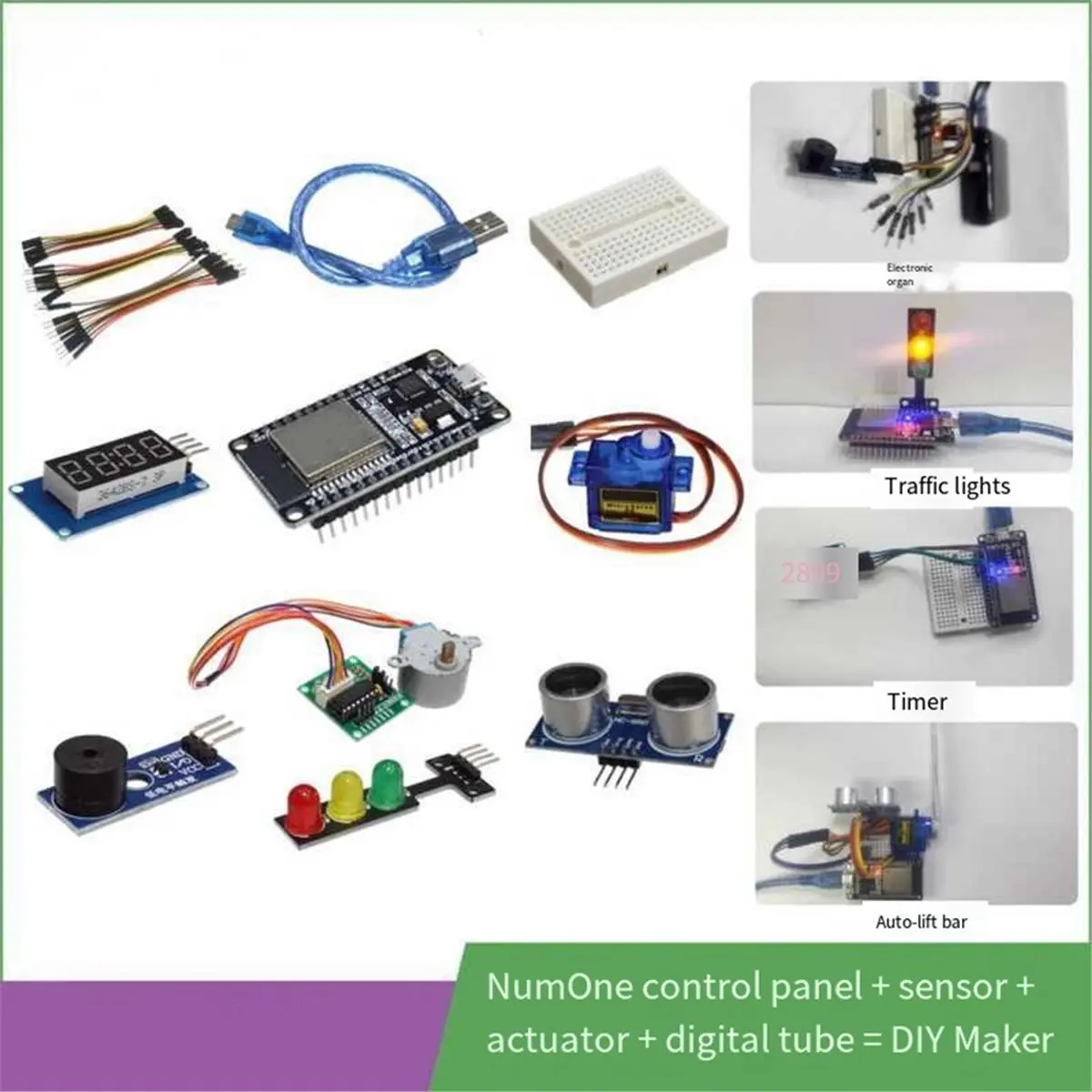 NumOne IoT DIY Kit Support Graphical Programming -Style Code Programming
