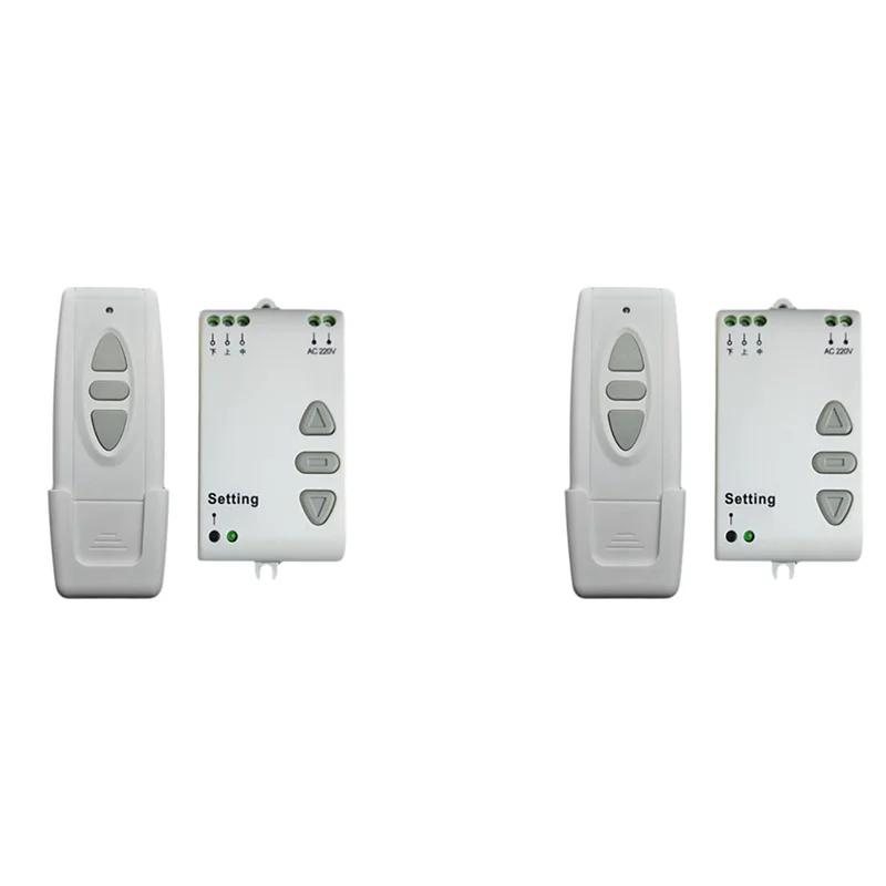 FULL-2X AC220V モーターリモートスイッチコントローラー投影スクリーンモーターワイヤレススイッチ 433Mhz アップダウンストップ順方向逆方向
