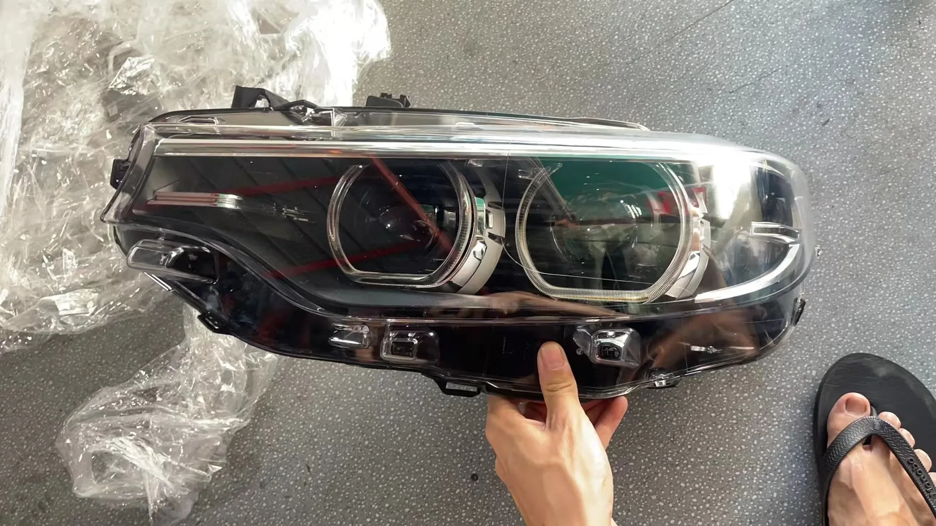 [douya]Right Front Full Headlight Assembly 7498914 63117498914 for  4 Series F32 F33 F36 F82 LCI 418d 418i 420d