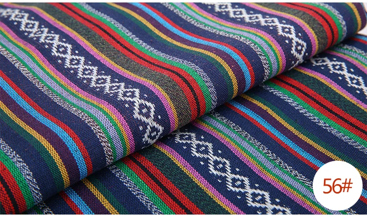 Teramila Baumwoll-Leinen-Stoff im Ethno-Stil für Hotel- und Bar-Tischdecken, Kissen, Sofabezüge, Textil-Patchwork, Vorhänge und Dekorationsmaterialien – Detail 25