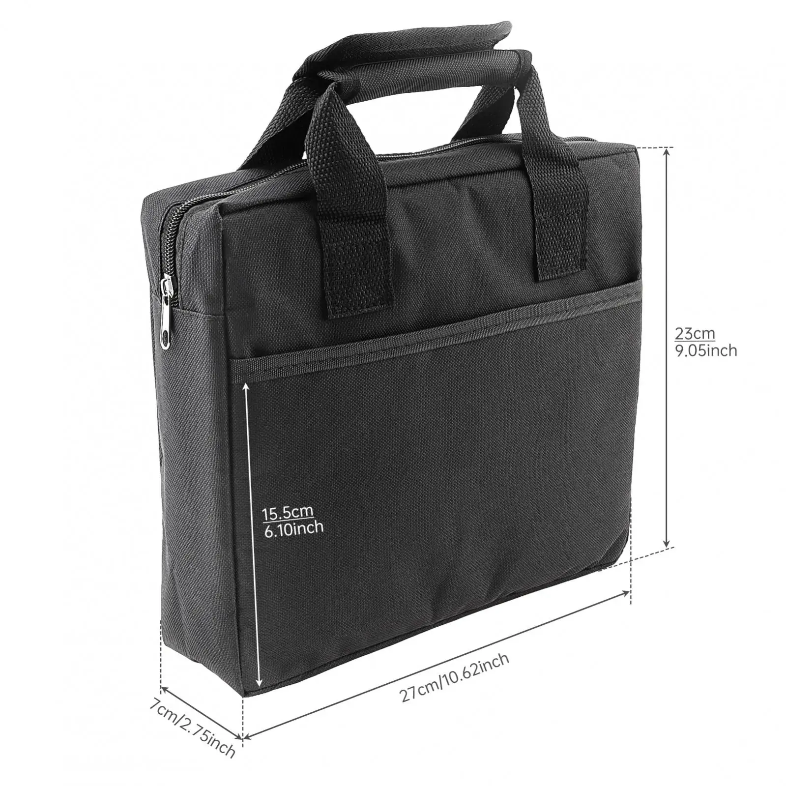 Przenośna torba z tkaniny Oxford z dodatkiem podkładki na pedały efektów gitarowych, 27 x 23 x 7 cm Wodoodporny futerał na pedały gitarowe