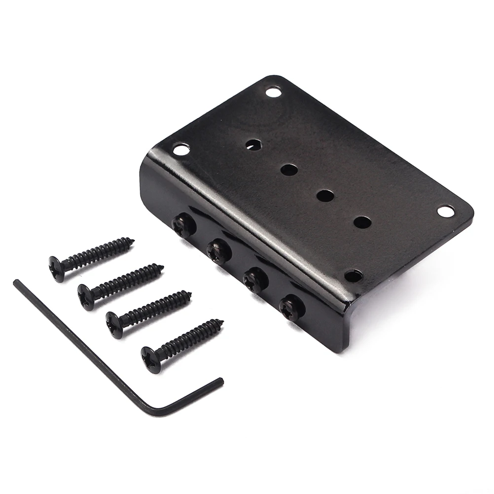 

Bass Bridge Guitar Bridge Vintage Style Bridge Guitar Bridge with 4 Screws 4 String Guitar Bridge