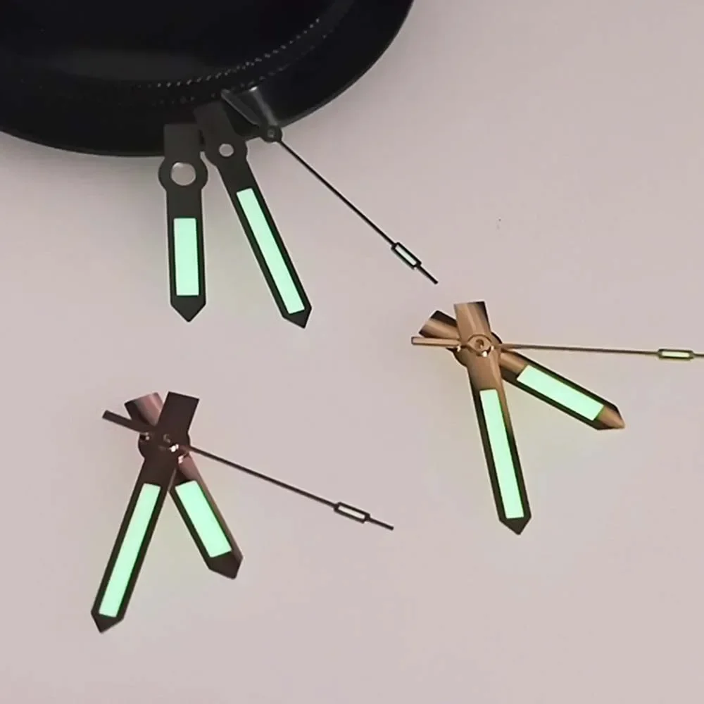 Super C3 Green Luminous Watch Hands for NH35 NH36 Hands 3Pins Needles Movement Modified Watches Accessories