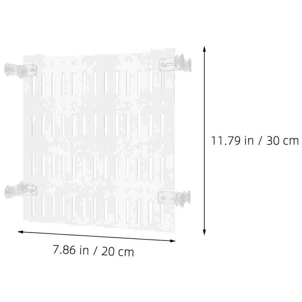 Fish Tank Isolation Board Aquarium Divider Dividing Net Transparent Partition Plate