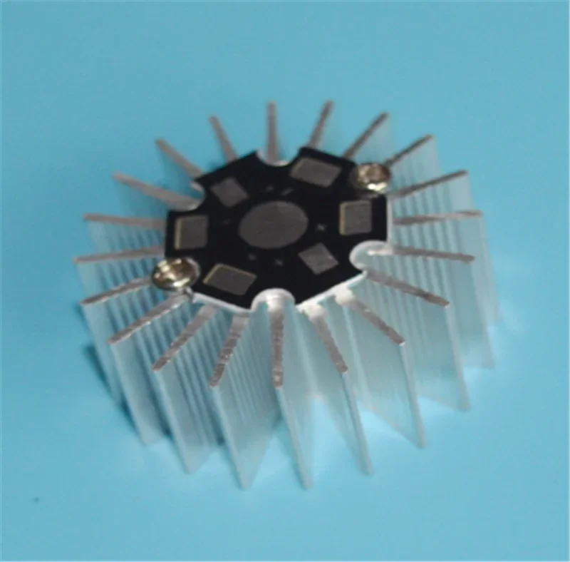 

5PCS LED Heatsink Radiator Aluminum 1W 3W Heat Sink Radiator for Household Lamp Radiator Replaceable 36mmX15mm