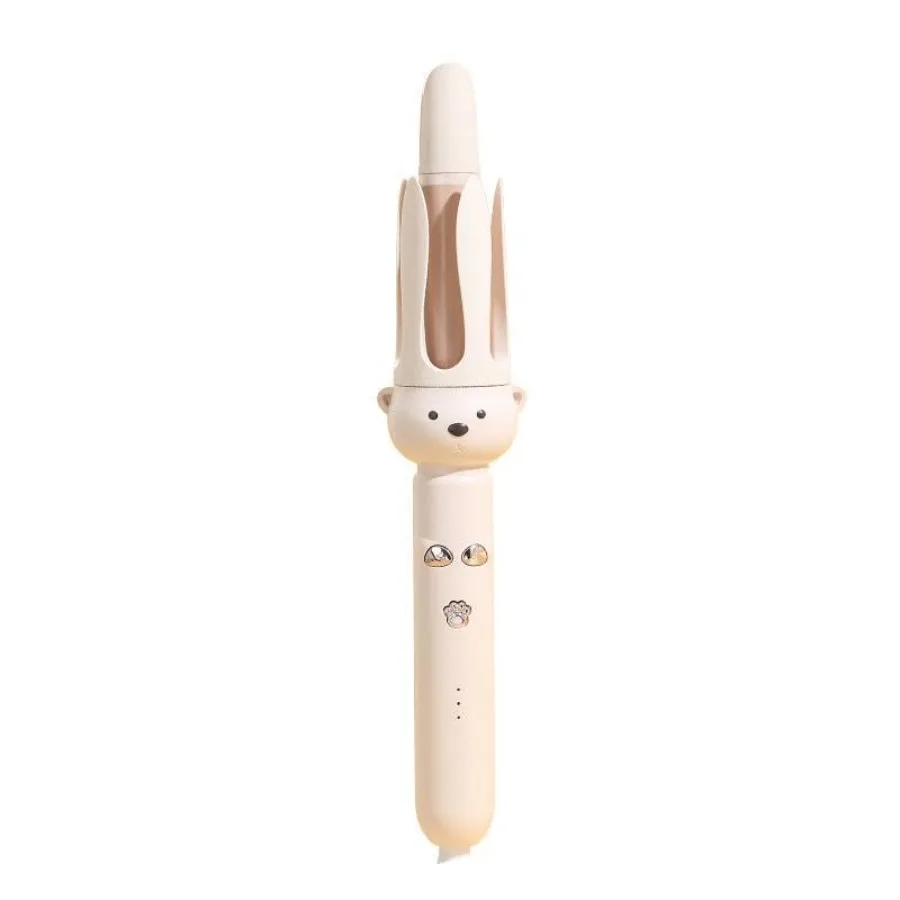 

Automatic Rotating Curling Iron - 1.1 Inch 28mm Curling Wand for Beach Waves, Anti-Scald, Anti-Tangle, Ceramic Coating, Dual Vo