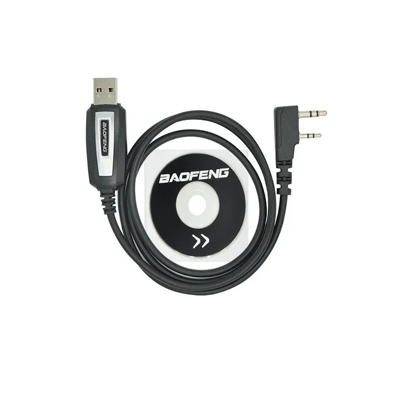 2024 Baofeng USB Programming Cable Cord Walkie Talkie For Baofeng UV 5R/UV 10R/UV 5RH/UV 5RM/UV 82 Radio PC Write Frequency Line