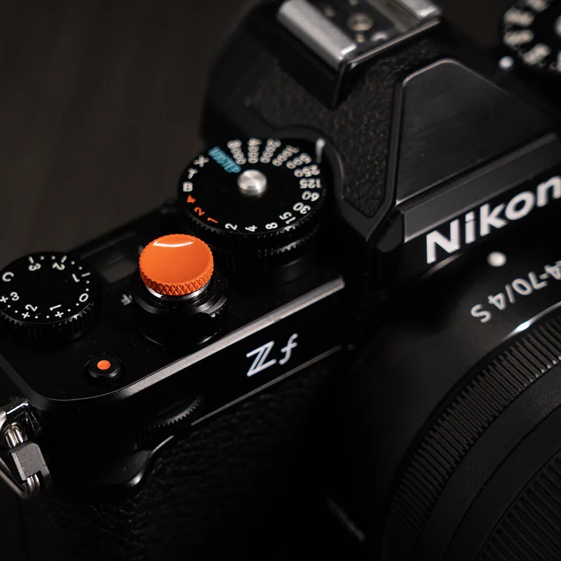Verdickter konkaver Kamera-Auslöser aus reinem Kupfer mit Schraubverschluss für Leica/Canon/Nikon/Fujifilm X-T30 X-T20 X-T10 XT3