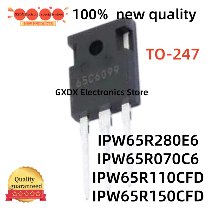 

10-20 шт. IPW65R065C7 IPW65R070C6 IPW65R110CFD IPW65R150CFD IPW65R190C7 IPW65R080CFD IPW65R095C7 IPW65R099C6 IPW65R280E6 TO-247