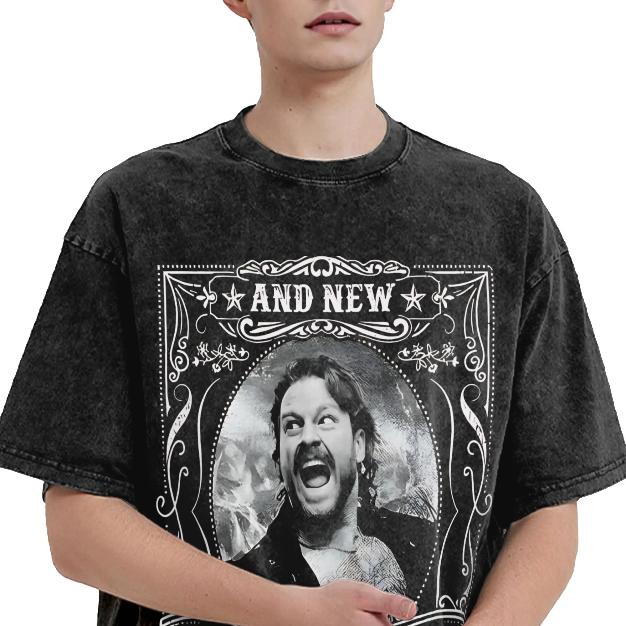 المتضخم غسلها تي شيرت Hangman آدم صفحة المصارعة بسيطة تي شيرت الترفيه تي شيرت للرجل الصيف Y2K متعة نمط تي شيرت