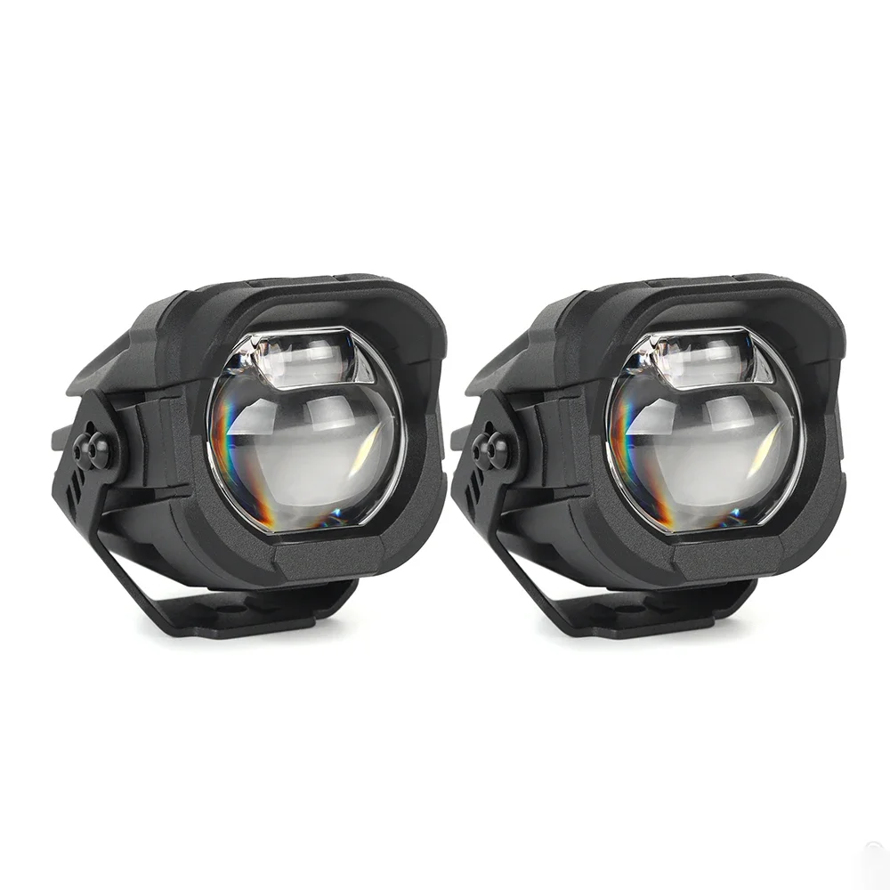 One Pair Lantsun OMU025 Aluminum Alloy High Brightness Spot Light for All Car