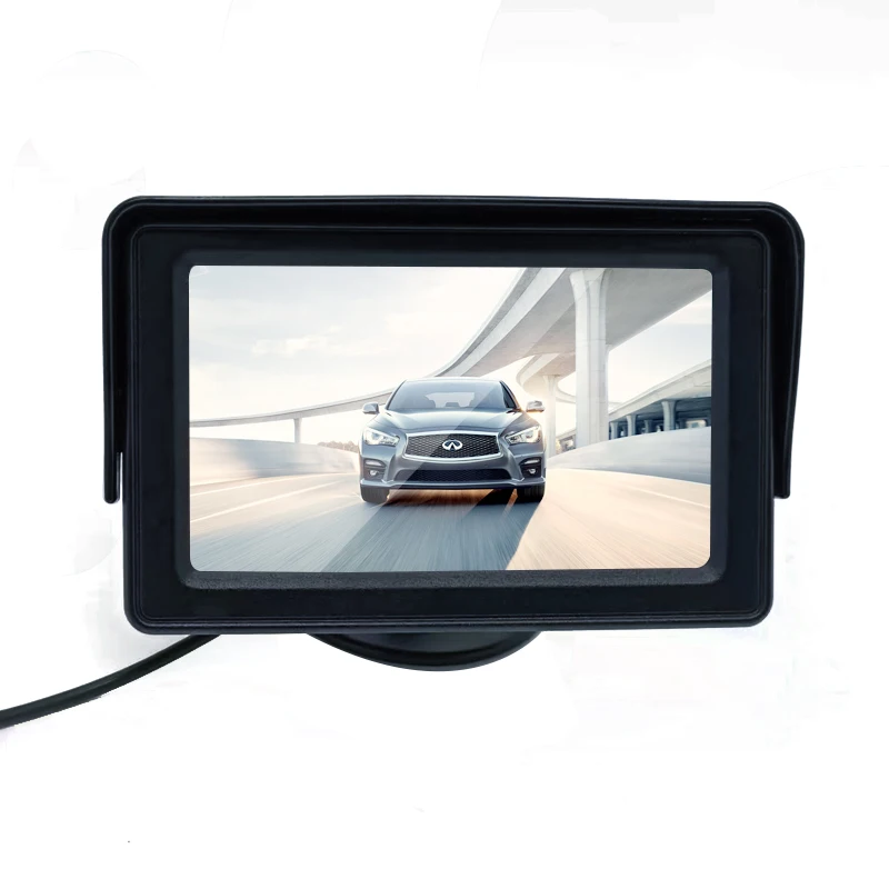 4.3 Inch Car TFT LCD Parking Reverse Monitor with Rear View 12V Radar Sensor Car Mirror Camera 4.3 Inch LCD Screen