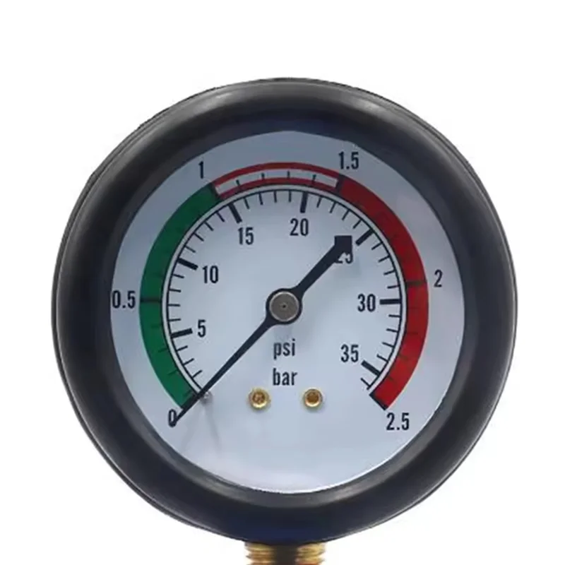 

Water Tank Leak Detector Cooling System Tester Radiator Pressure Pump Shockproof Dial Car Pressure Gauge Tester