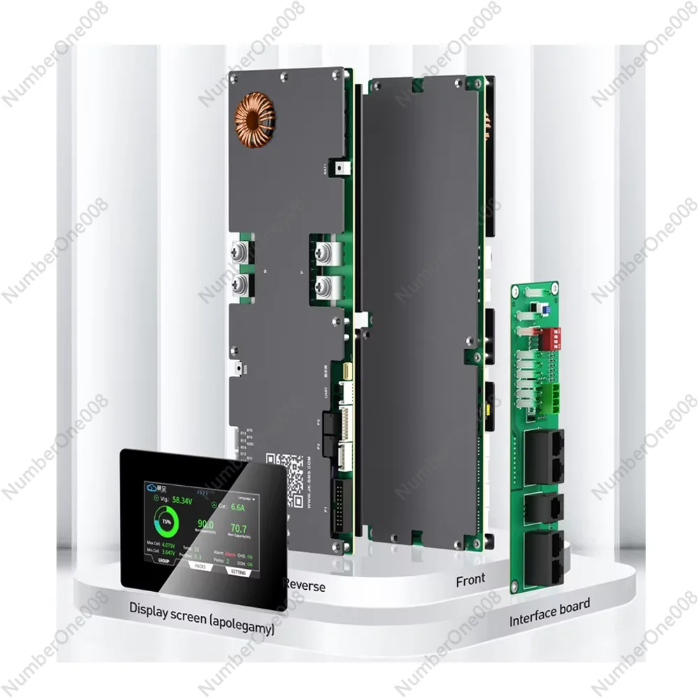 

LiFePO4 Battery BMS 8S 24V 16S 48V 200A Battery Accessories for Lithium Ion Power Storage