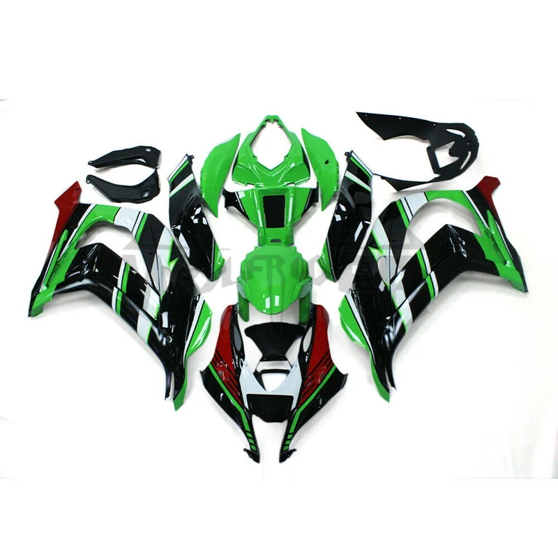 

INJECTION MOLD Fairing for ZX-10R 2016 2017 2018 green red ZX10R 16 17 18 ABS plastic motor Fairings kit