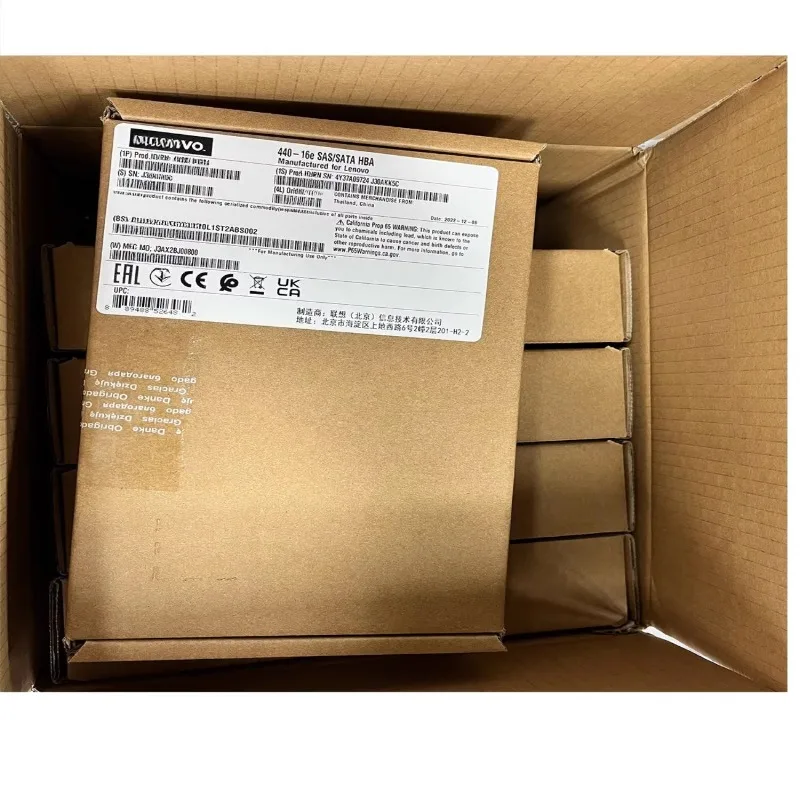 Parts are suitable for Lenovo's new boxed HBA card 440-16E/LSI 9500-16E universal OEM version array card PCIE4.0