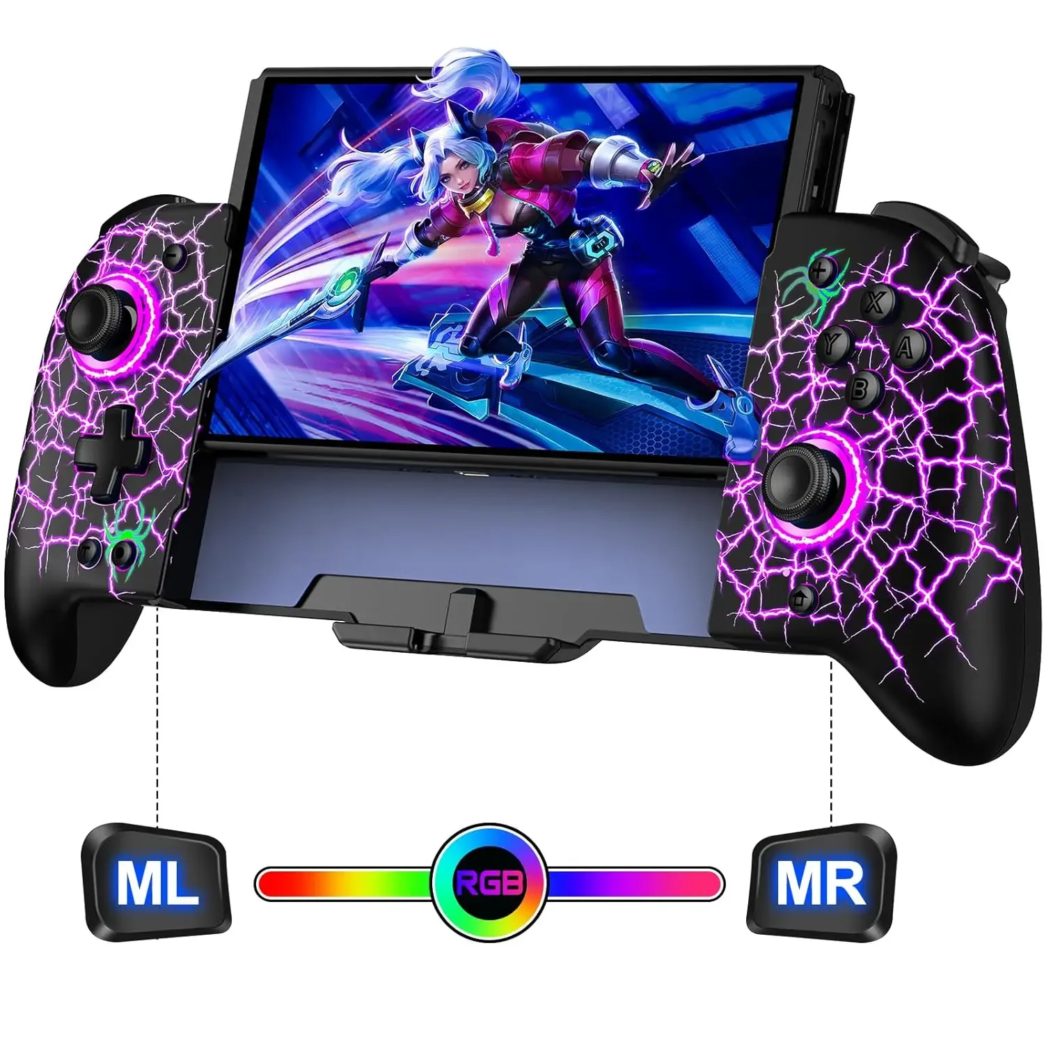 

BEBONCOOL Switch Controllers for Nintendo Switch/Switch OLED Controller Switch Wireless Pro Controller One-Piece gamepad