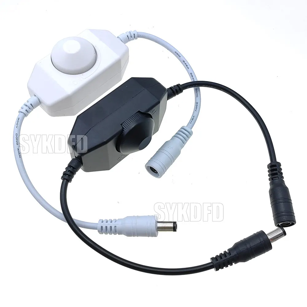 LED Dimmer Switch Brightness Adjust Controller for 3528 5050 5730 5630 Single Color Strip Light DC 12V 24V