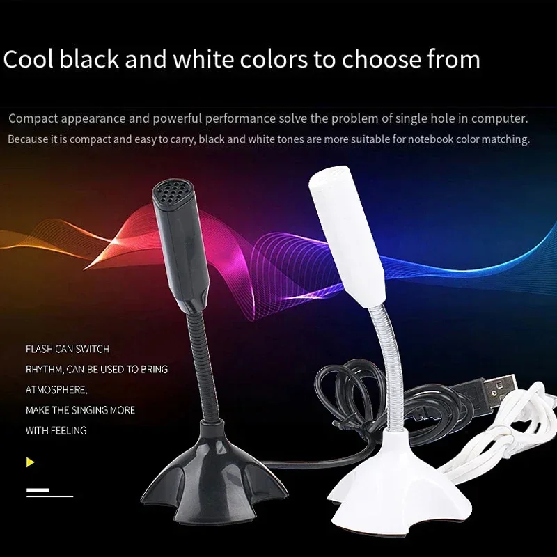 Professional High Quality Adjustable USB Microphone For Laptop And Computer Studio Singing Gaming Streaming Mikrofon Stand Mic
