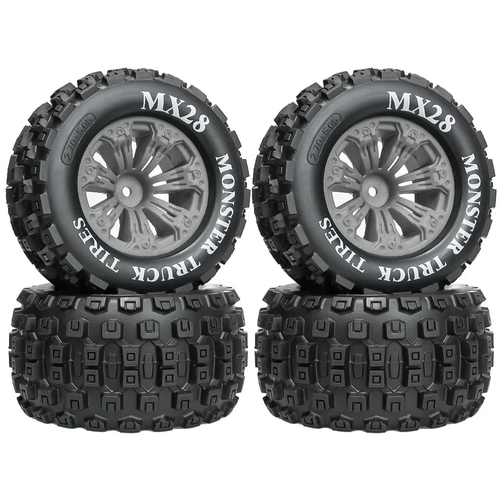 RC model car 2.8-inch 1/10 large tire MX28 chocolate tread off-road wear-resistant 12mm coupling