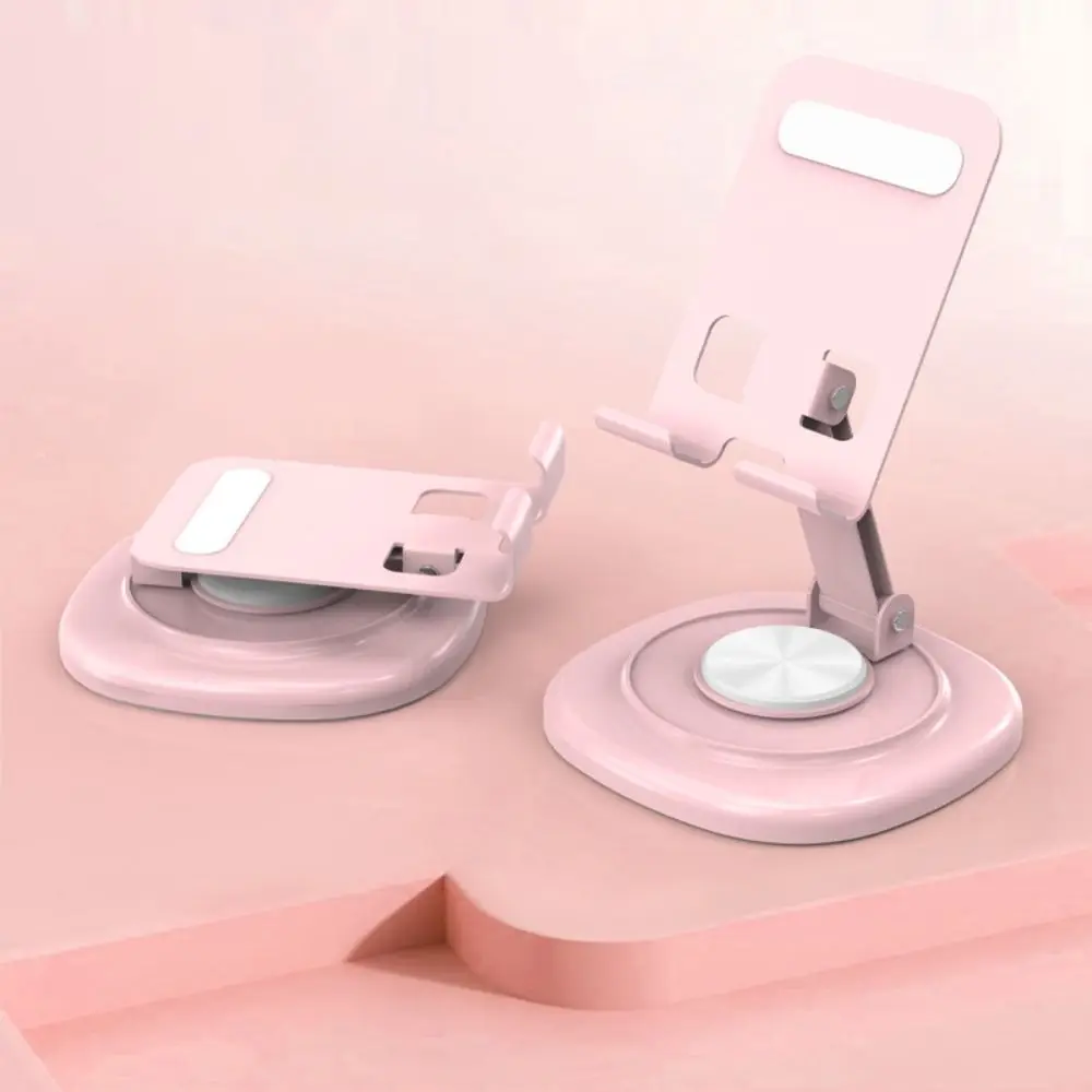 

Portable Aluminum Alloy Desktop Phone Stand Rotating Adjustable Tablet Phone Stand Foldable Stable Phone Holder Live Streaming