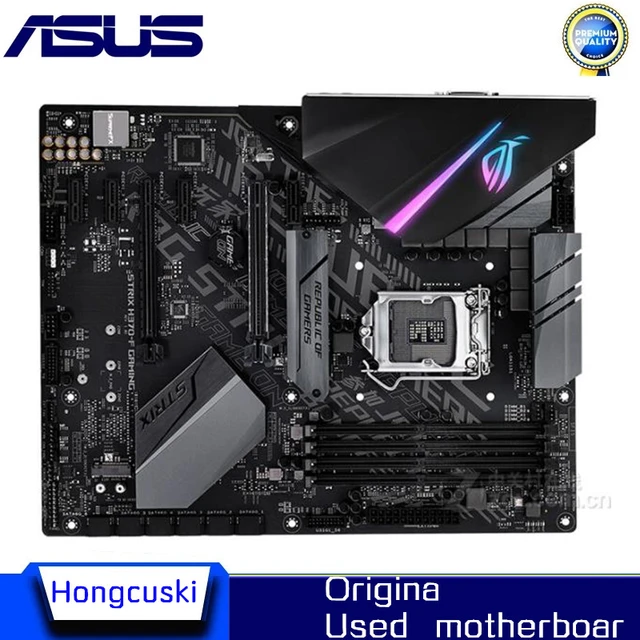 H370F For ASUS ROG STRIX H370 F GAMING Used original motherboard Socket LGA 1151 DDR4 H370 Desktop Motherboard AliExpress