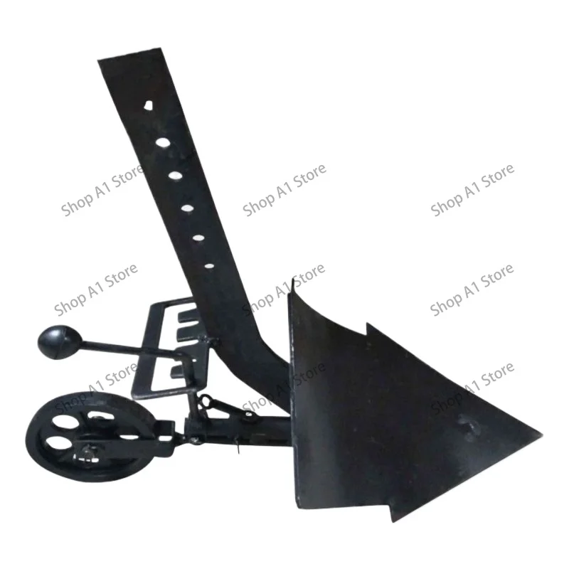 Adjustable Trenching Machine with Double-sided Reversible Plow, Agricultural Farm Cultivation Equipment for Farmland Ploughing