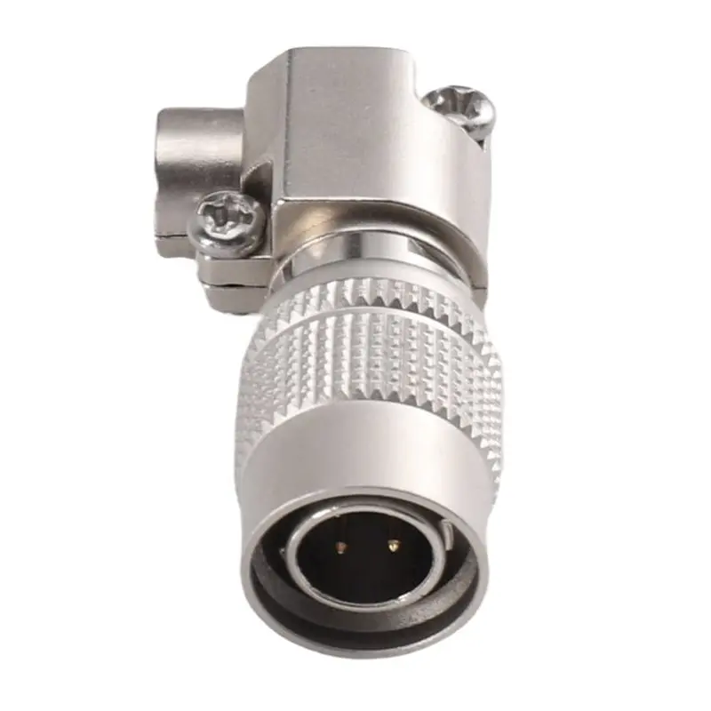 ABUG-Connector 4 Pin Plug, HR10A-7P-4P Right Angle Elbow Automation Equipment Power Adjustable Right-Angle Connector Plug