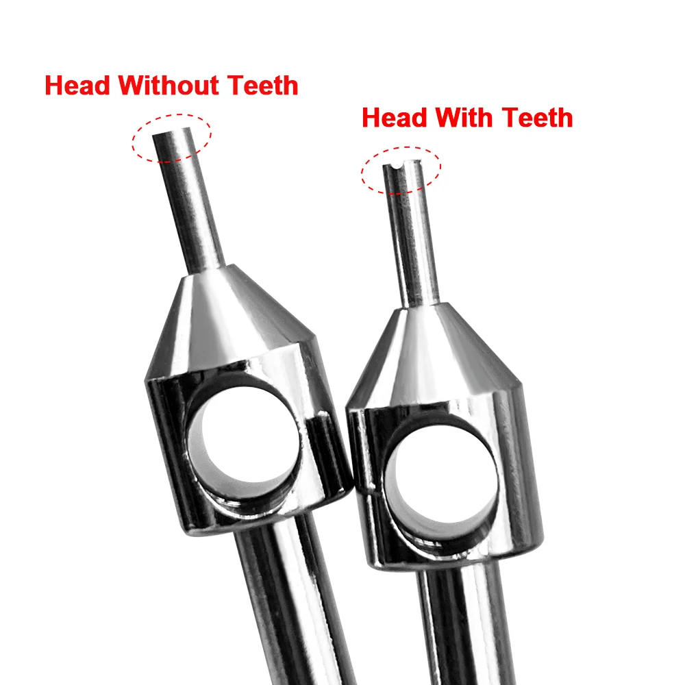 3.5mm Hair Follicle Extraction Tool 316 Stainless Steel Hair Transplant Drill with Blunt/Serrated Tip & Multi Sizes 0.7mm-1.2mm