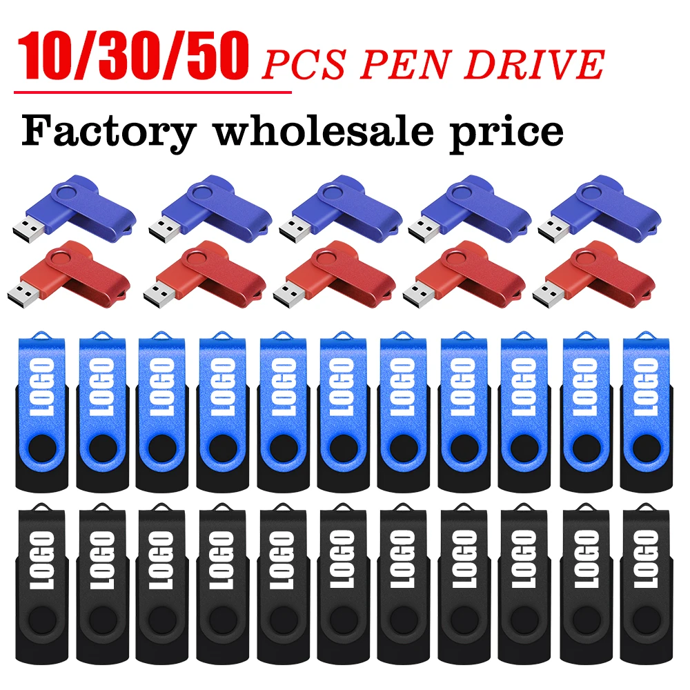

wholesale 10/30/50 Pcs USB Flash Drive Memory Stick Pendrive Thumb Drive1GB 2GB 4GB 8GB 16GB 32G 64GB 128GB Memory Flash Disk