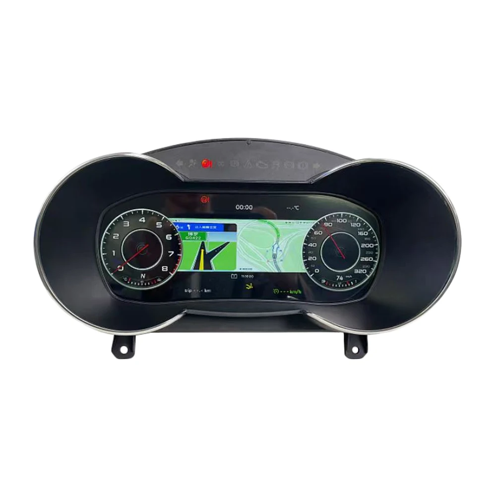 10.25 ''Prlingcar Digitaal Dashboard Voor Audi Tt 2008-2015 Jaar Auto Lcd-Paneel Snelheidsmeter Virtuele Cockpit