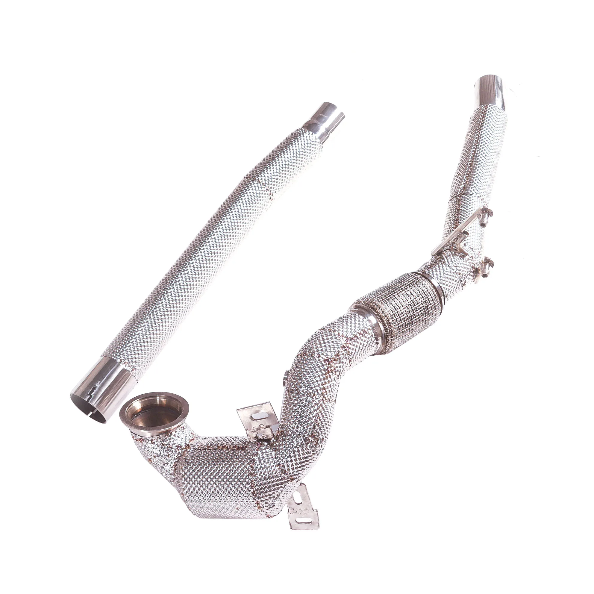 [Prodotto personalizzato] Adatto per tubo catalitico a celle Audi S3 200, downpipe catted ad alto flusso in acciaio inossidabile 304