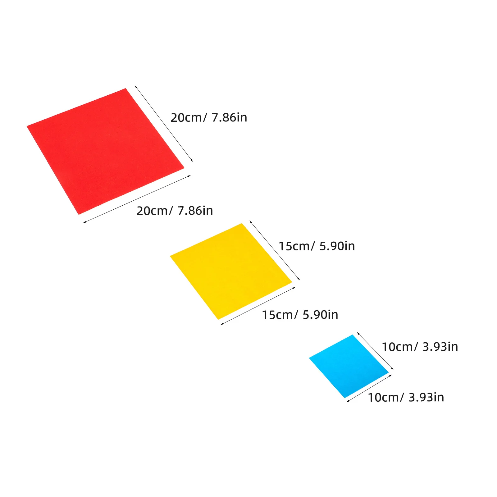 300 قطعة ورق ملون نابض بالحياة 10 ألوان مزدوجة الوجهين اوريغامي لتقوم بها بنفسك الحرف أوراق مربعة للمشروعات المدرسية ورقة مربعة #4