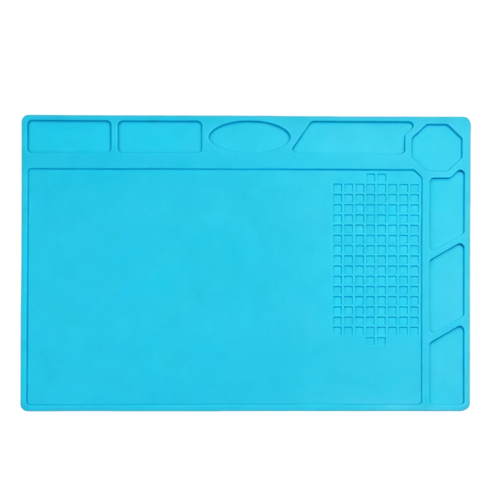 Repair Friendly Soldering Mat with Heat Tolerant Silicone Base and ESD For Safe Top Layer for Consistent Workshop Use