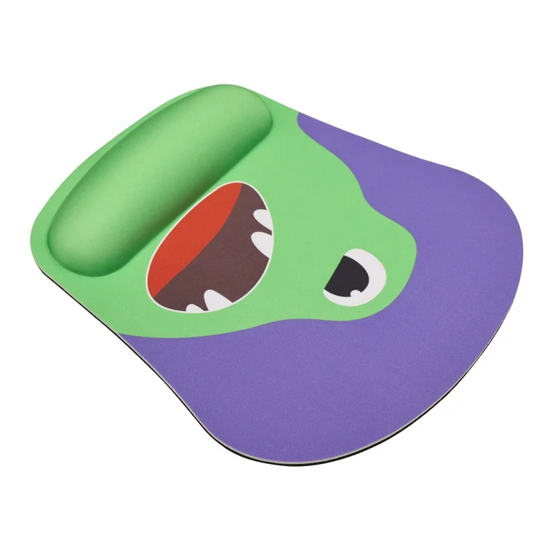 Foam Wrist Rest Mouse Pad 6 Colors Office Gaming Ergonomic Non-Slip Desk Mat Cute Pattern