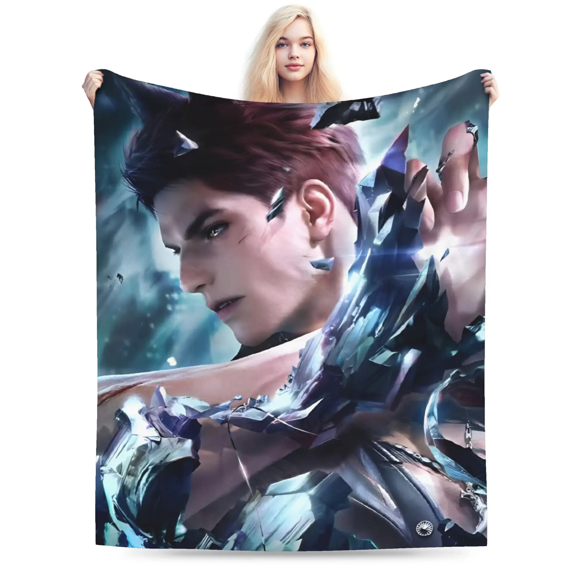 Love And Deepspace Valko Blanket Fleece Winter  Multi-function Lightweight Throw Blanket for Bed Car Bedding Throws