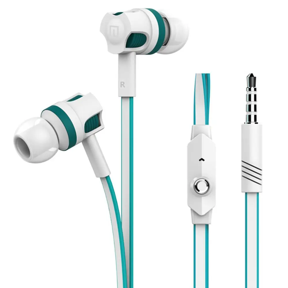 Supper Bass Noodles Stereo With Microphone In-ear Earbuds Earphone Headphone Langsdom JM26 Headset