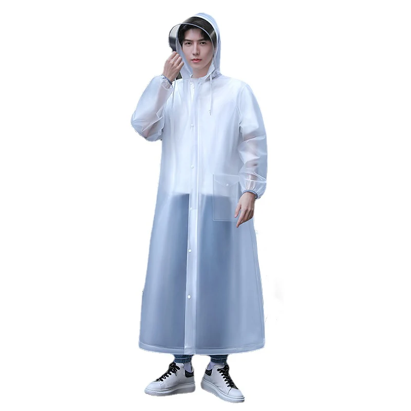 Raincoat Men's Long Type Full Body Adult One-Piece Riding Poncho