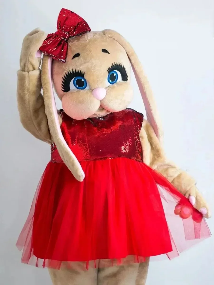 

Easter Bunny Mascot Costume Cartoon rabbit Birthday Wedding Cosplay outfits Halloween Carnival Events Performance Suits