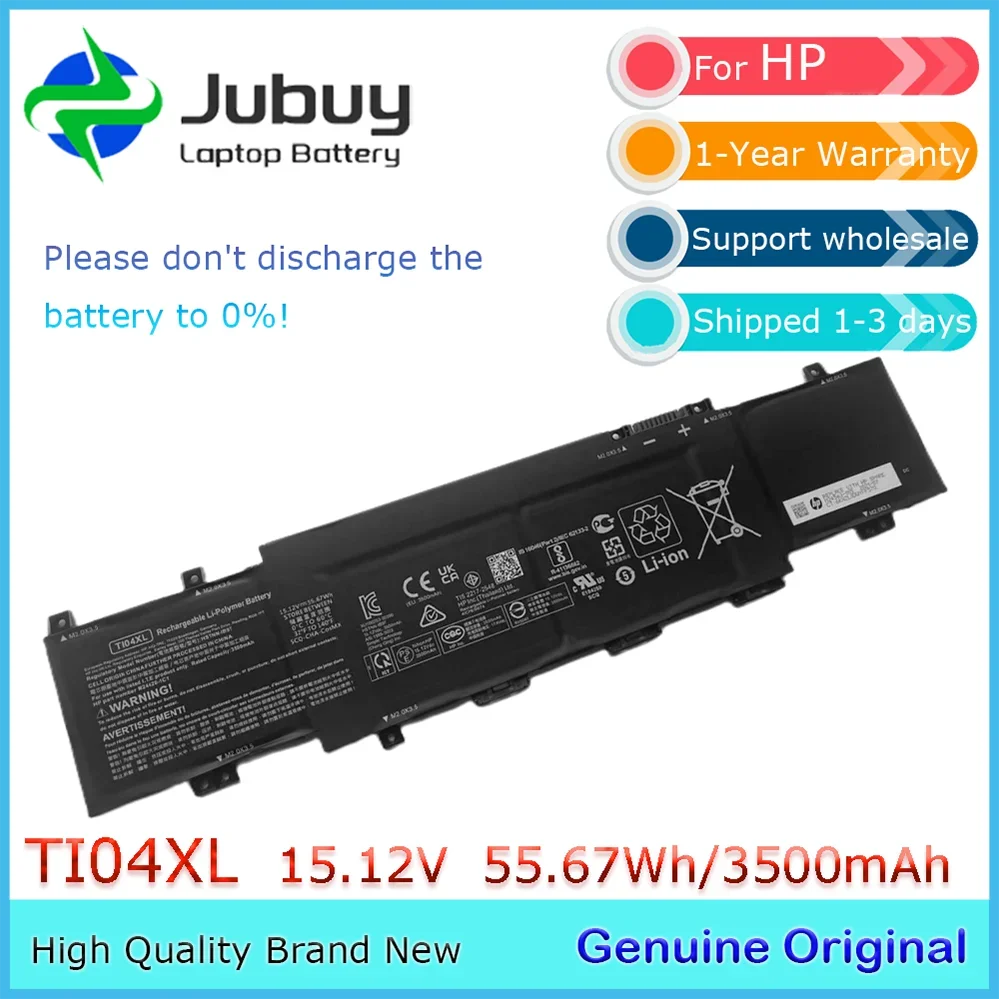 

Оригинальный аккумулятор для ноутбука 15,12 В, 55,67 Втч TI04XL для HP Envy 17-ch0977nz 17-ch0027ur 17-ch0026ur M24420-1D1 M24563-005