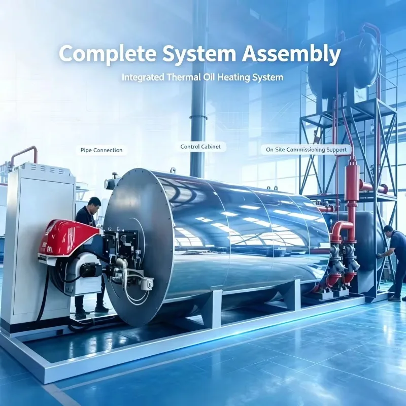 High Pressure Natural Circulation Horizontal Automatic Control Oil Fired Industrial Thermal Oil Heater Stainless